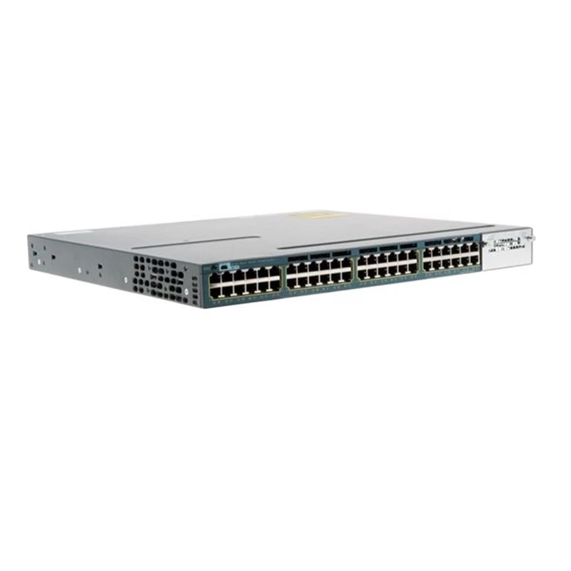 Cisco switch Catalyst WS-C3560X-48PF-S / Managed stackable / IP Base / 48 Port Gigabytes / PoE+ 1100 watts / Uplink 10 GB SFP+