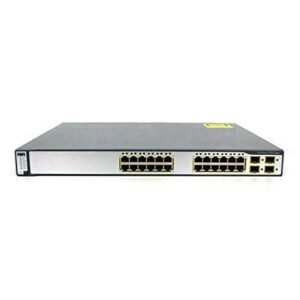 Cisco Catalyst switch WS-C3750E-24PD, 24 Port Giga PoE , IP base