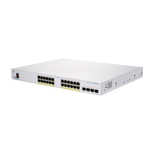 Cisco / CBS250-24P-4G / 24 Port POE Gigabit & 4 Gigabit SFP Smart Switch (195 Watts)
