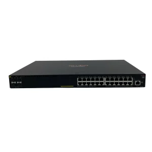 Aruba 2930F - JL255A - 24 Port Gigabit ( 24 POE - 370 Watts ) & 4 SFP+ 1/10GbE ports managed Switch