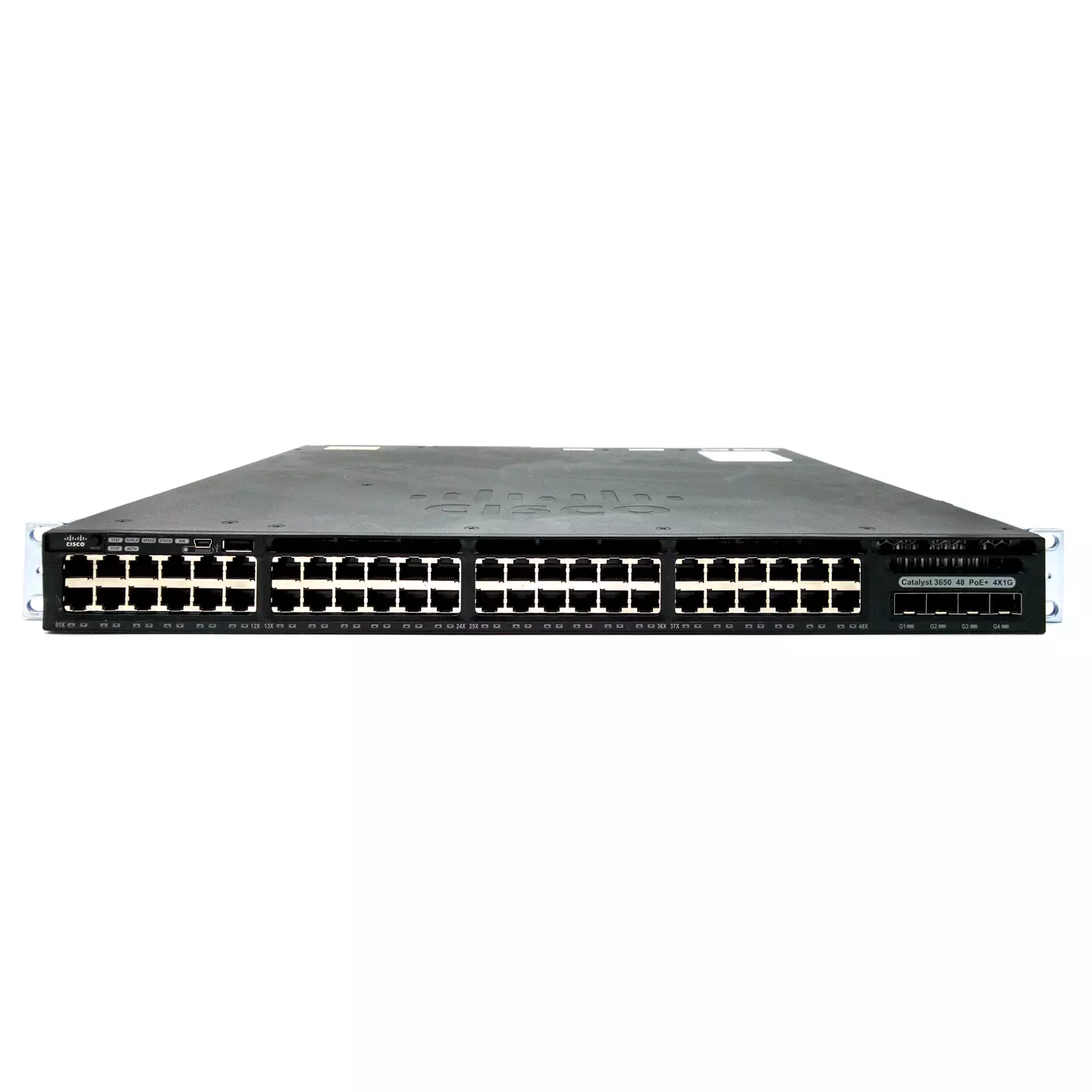 Cisco Catalyst Switch 3650 48 Port 1G PoE+ Uplink 2x 10G SFP+