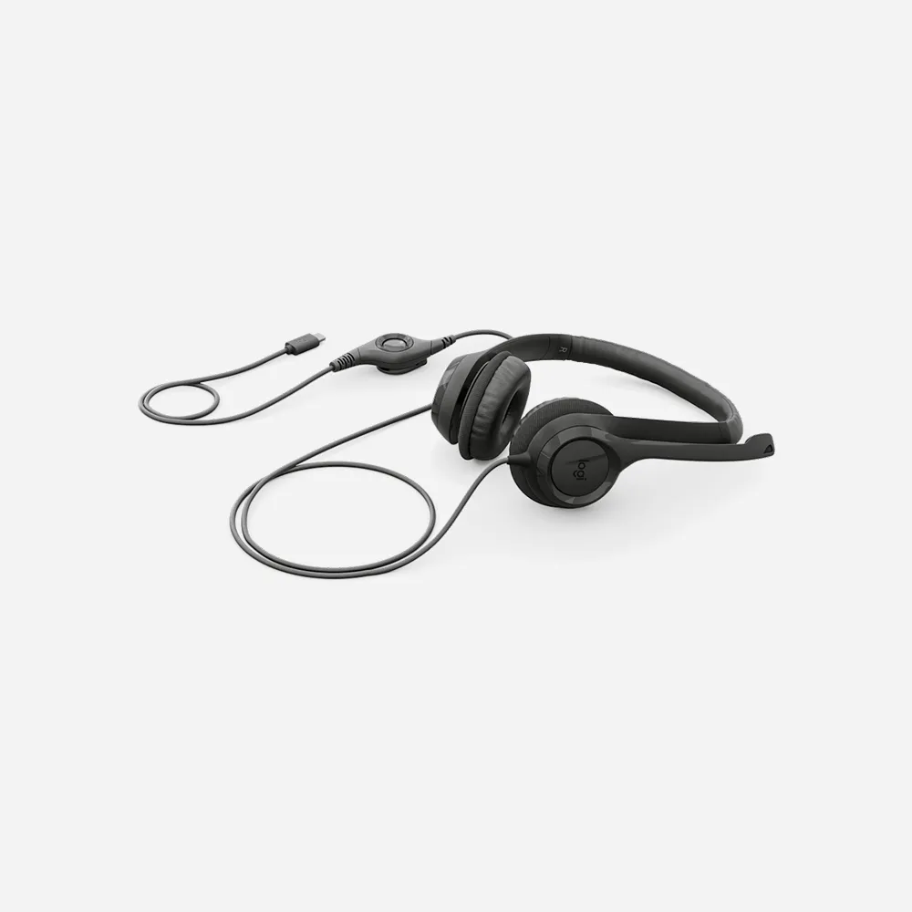 Logitech H390 USB C Wired Headset 981 001576
