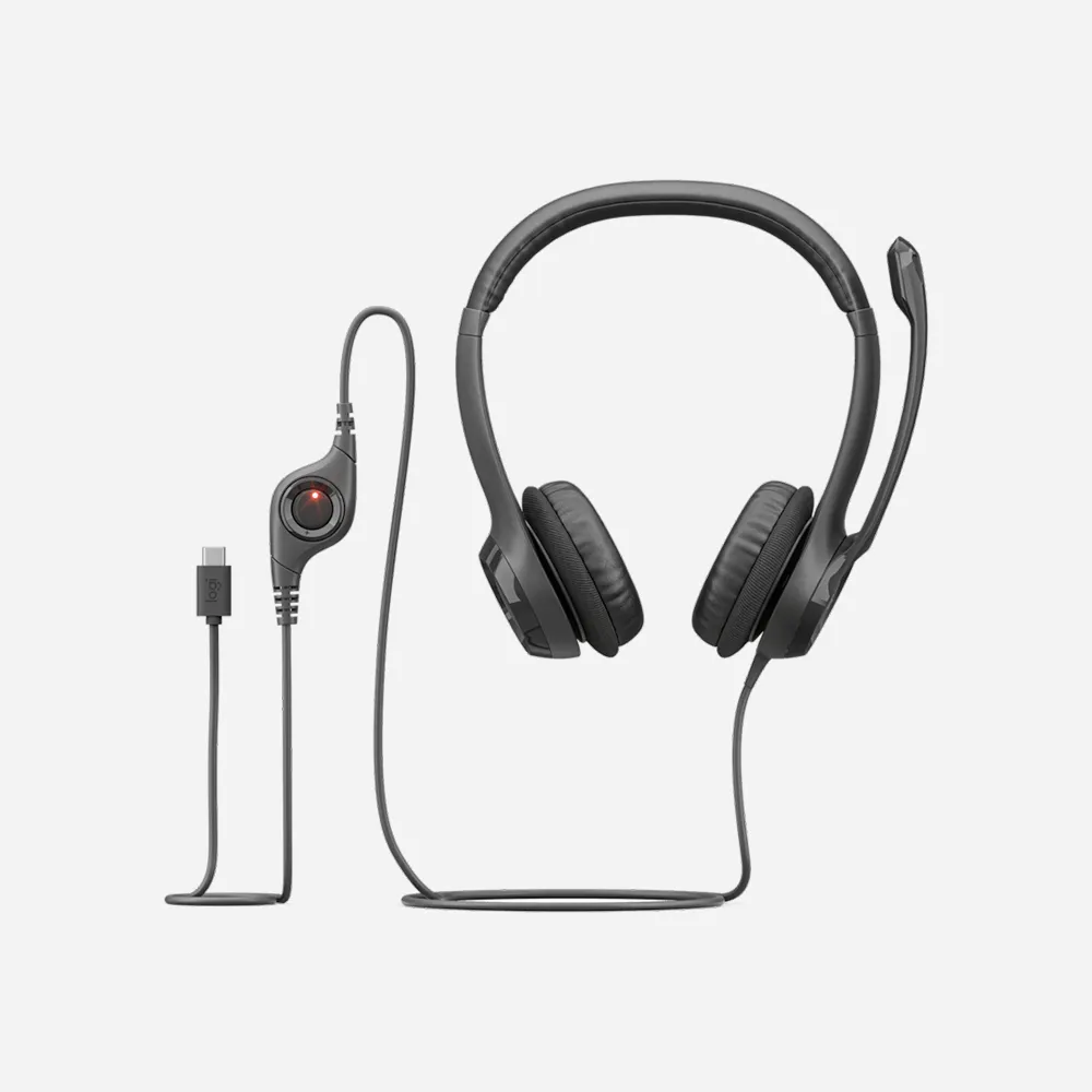 Logitech H390 USB C Wired Headset 981 001576