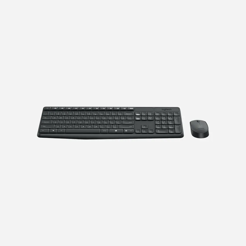 Logitech MK235 Wireless Keyboard and Mouse Black 920 007927