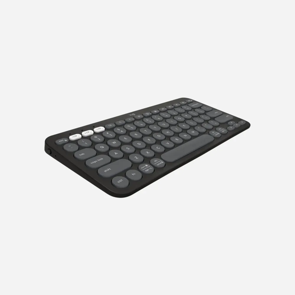 Logitech Pebble Keys 2 K380s Slim,Minimalist Bluetooth Keyboard K380S Graphite 920