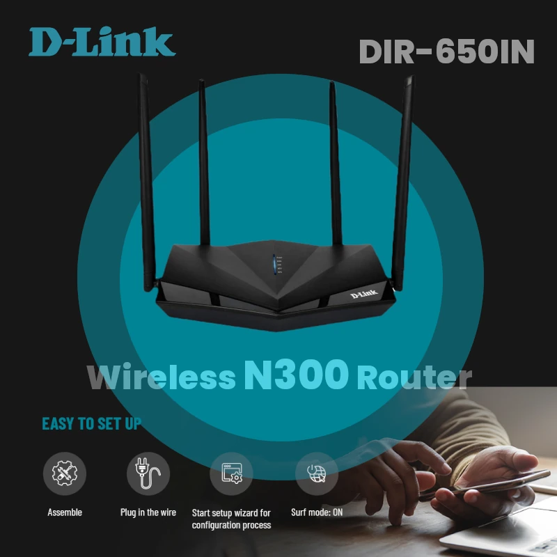Routeur DLink DIR 650IN N300 Sans fil Wifi image