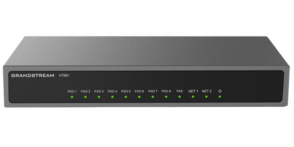 Grandstream ht881 analog fxo gateway